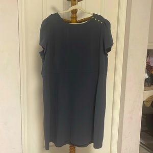 Slate grey Size 24 Plus Loft Dress (professional attire) with tag